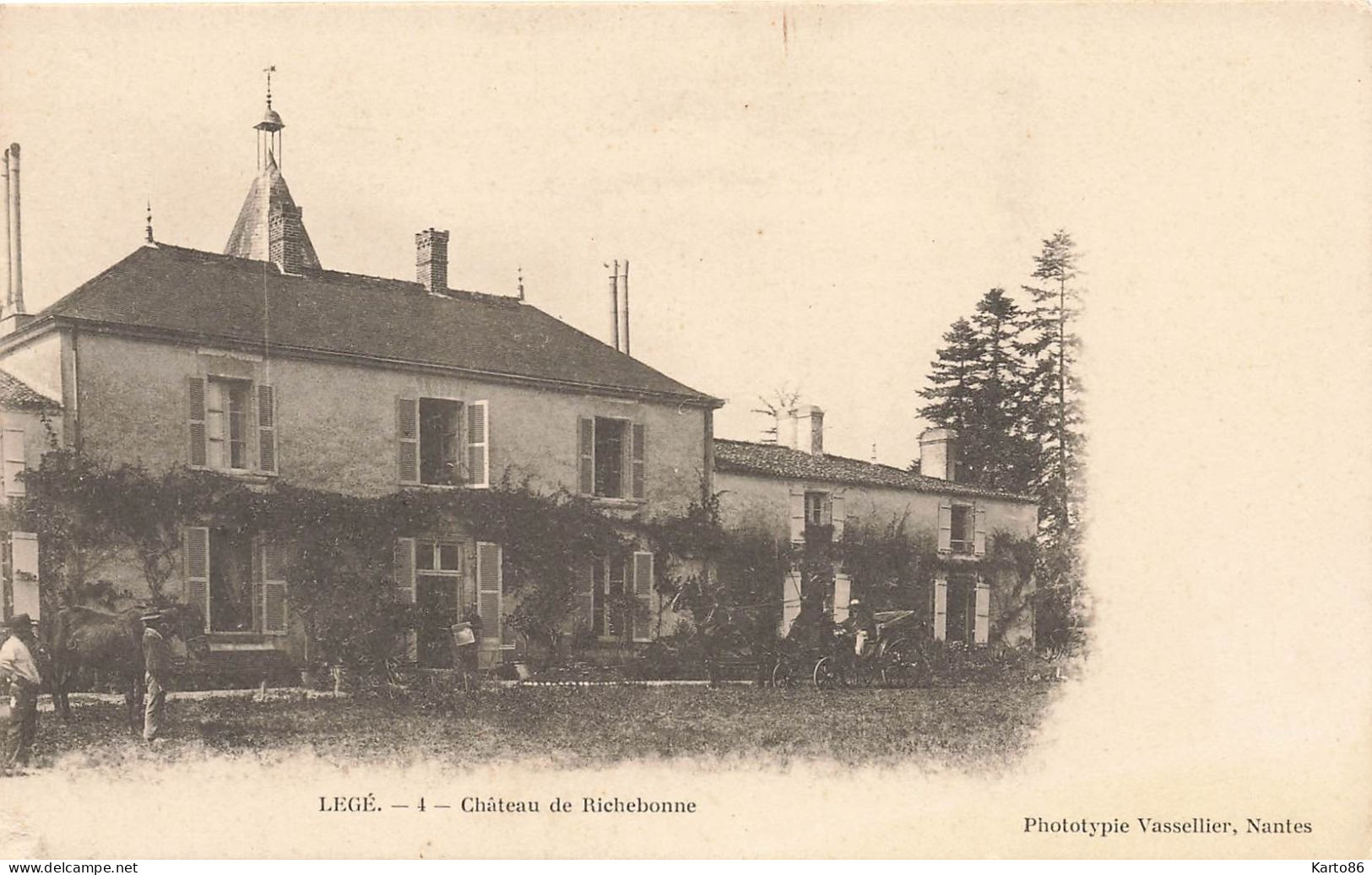 Legé * Le Château De Richebonne * Attelage Villageois - Legé