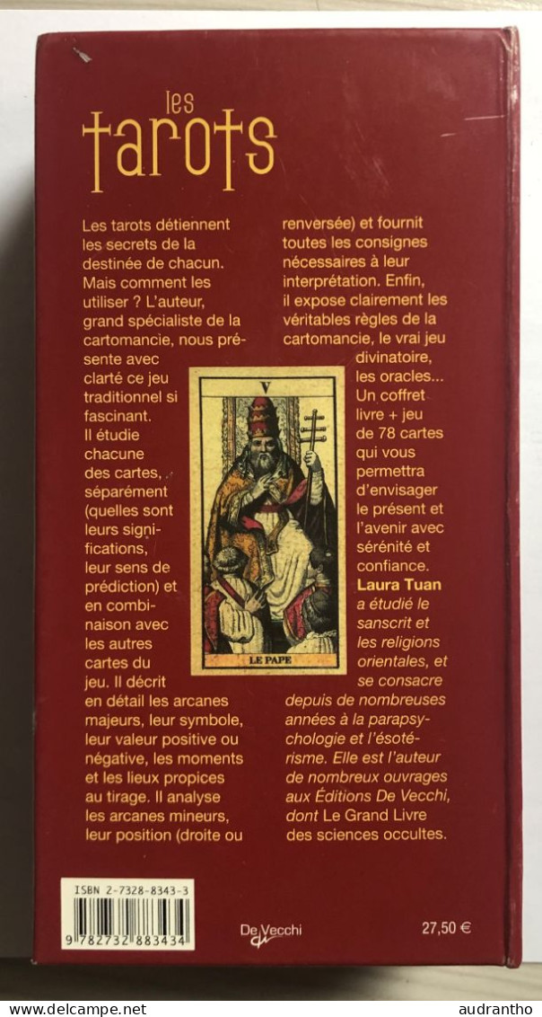 Coffret Les TAROTS - Livre Et Jeu De 78 Cartes - Laura Tuan De Vecchi - Voyance - Art Divinatoire - Tarot