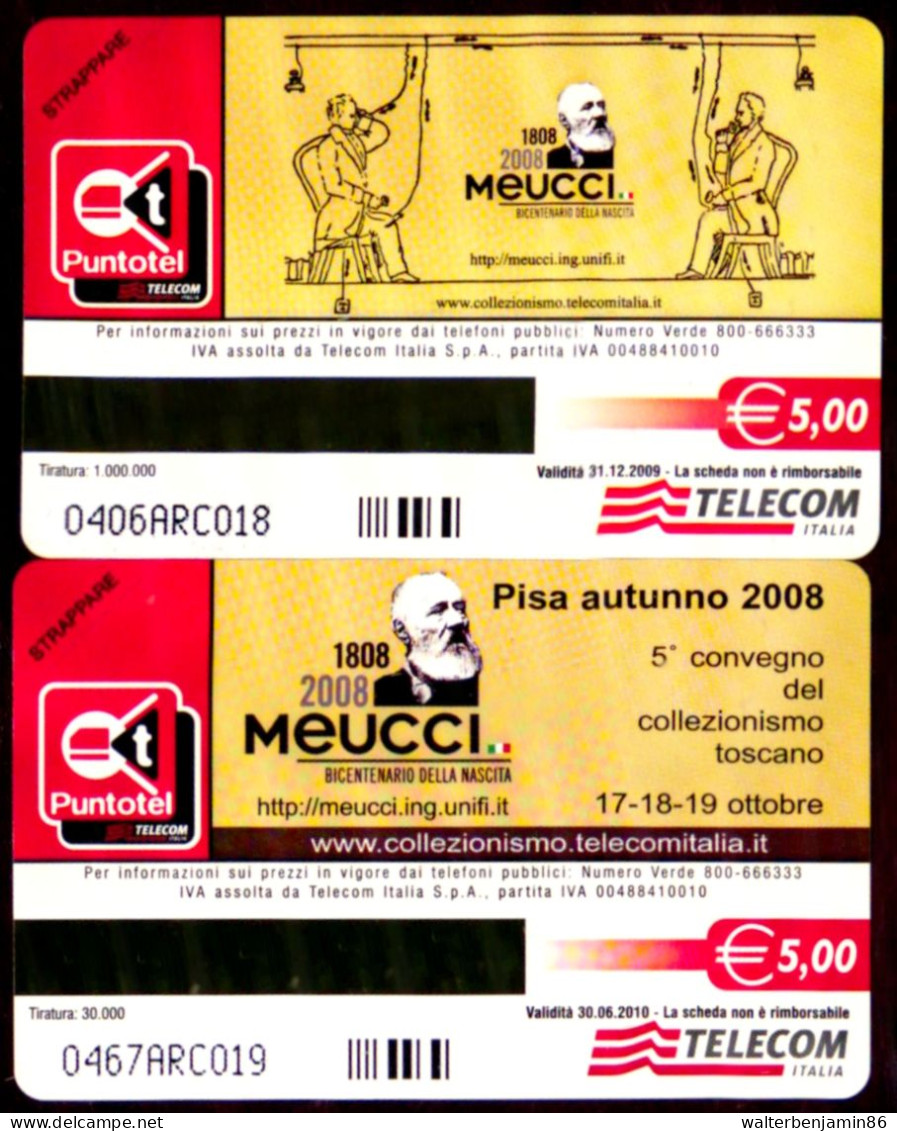 G 2438/2482 940/984 C&C 4569/4570 2 SCHEDE TELEFONICHE NUOVE MEUCCI - PROVA ARC - [3] Fehlliste