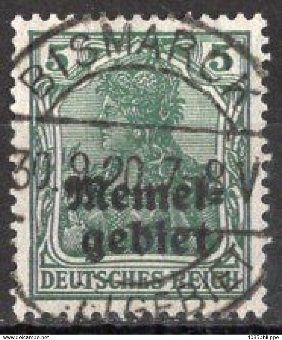 MEMEL  Timbre-Poste N°1 Oblitéré BISMARCK TB Cote : 3.00€ - Oblitérés