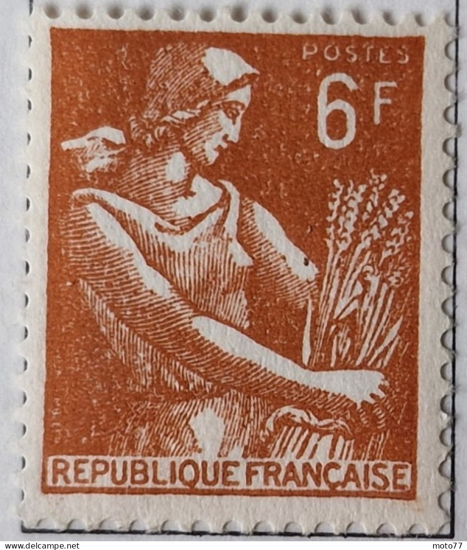3 TIMBRE France N° 1115 1115A "état" 1116 Neufs - 1957-59 - Yvert & Tellier 2003 Coté Minimum 2 € - 1957-1959 Moissonneuse