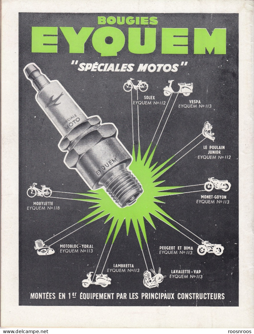 REVUE MOTOCYCLES ET SCOOTERS N°186  - 1957 - BOL D' OR - MOTO 350 MATCHLESS - Motorrad