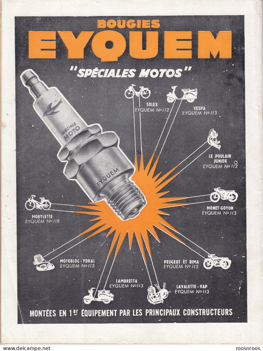 REVUE MOTOCYCLES ET SCOOTERS N°185 - 1957 -  MOTO 250 NSU - Motorfietsen