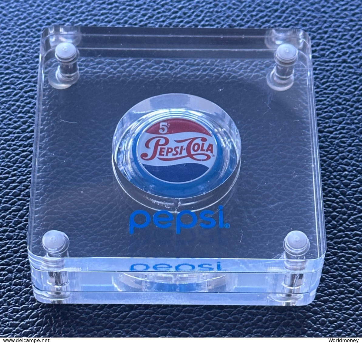 Chad 500 Francs 2022   "Pepsi Retro Bottle Cap" (.999 SILVER PROOF COIN) - Chad