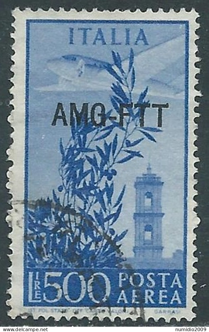 1949-52 TRIESTE A POSTA AEREA CAMPIDOGLIO 500 LIRE - RC23-9 - Poste Aérienne