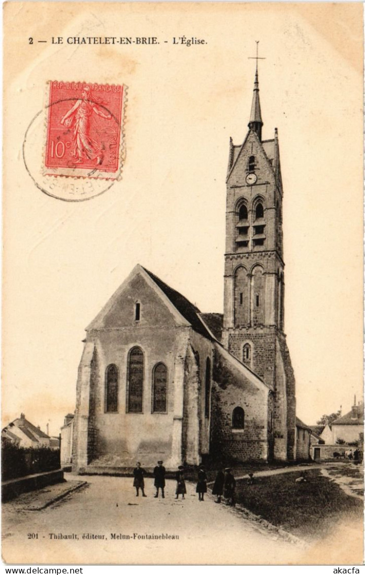 CPA LE CHATELET-en-BRIE L'Eglise (1299940) - Le Chatelet En Brie