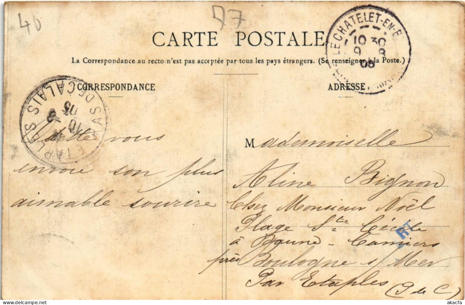 CPA LE CHATELET-en-BRIE La Gendarmerie (1320090) - Le Chatelet En Brie