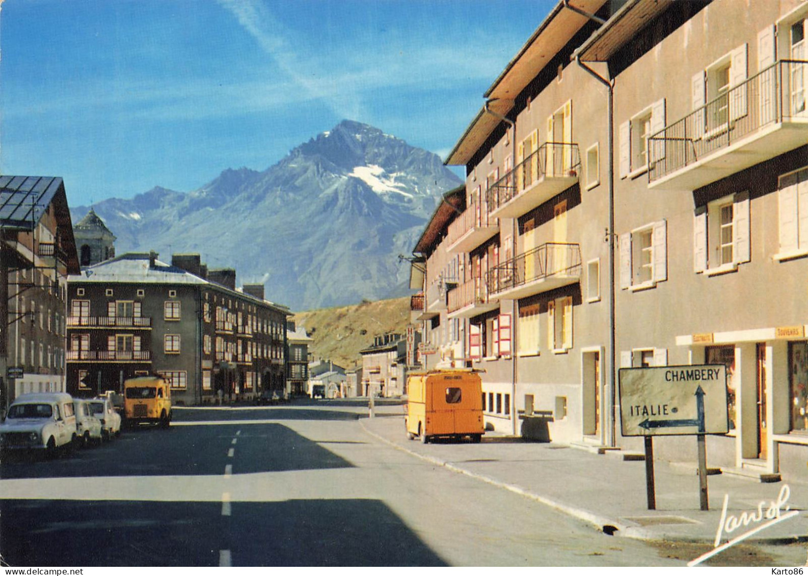 Val Cenis * Lanslebourg * La RN 9 Vers L'italie * Hôtel - Val Cenis