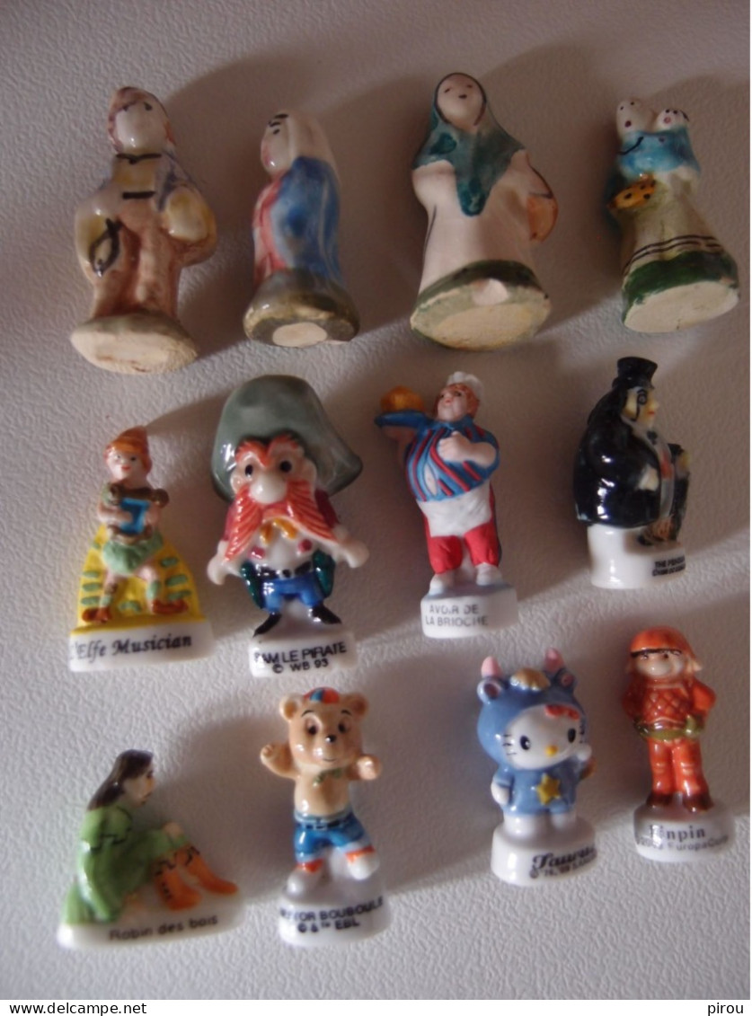 12 FEVES PERSONNAGES SAM LE PIRATE,NESTOR BOUBOULE,PINPIN,ROBIN DES BOIS..... - Characters