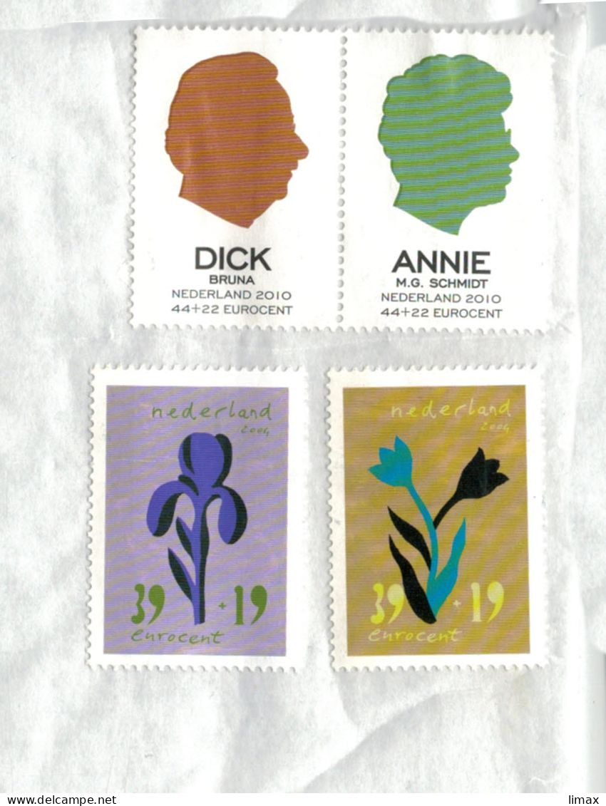 Ungebraucht Auf Briefstück - Dick Bruna - Annie Schmidt - Iris - Tulpe - Kunst - Briefe U. Dokumente