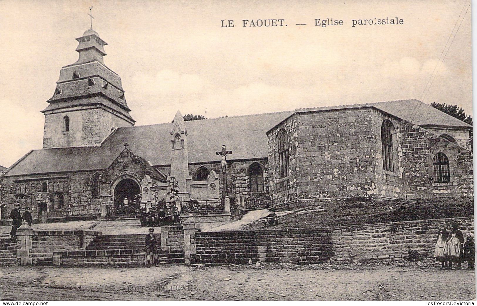 FRANCE - 56 - LE FAOUET - Eglise Paroissiale - Carte Postale Ancienne - Le Faouet