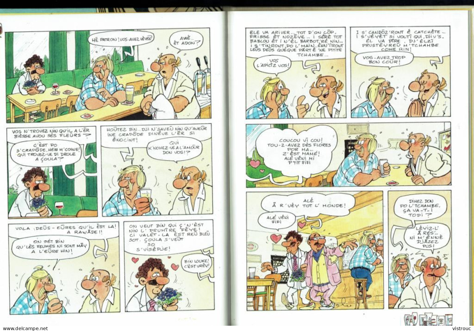 "L'ANNéYE DEL BîRE"-  De CAUVIN Et CARPENTIER - Edition Des ARCHERS/NOIR DESSIN PRODUCTION - 1986 - EN WALLON. - Comics & Mangas (other Languages)