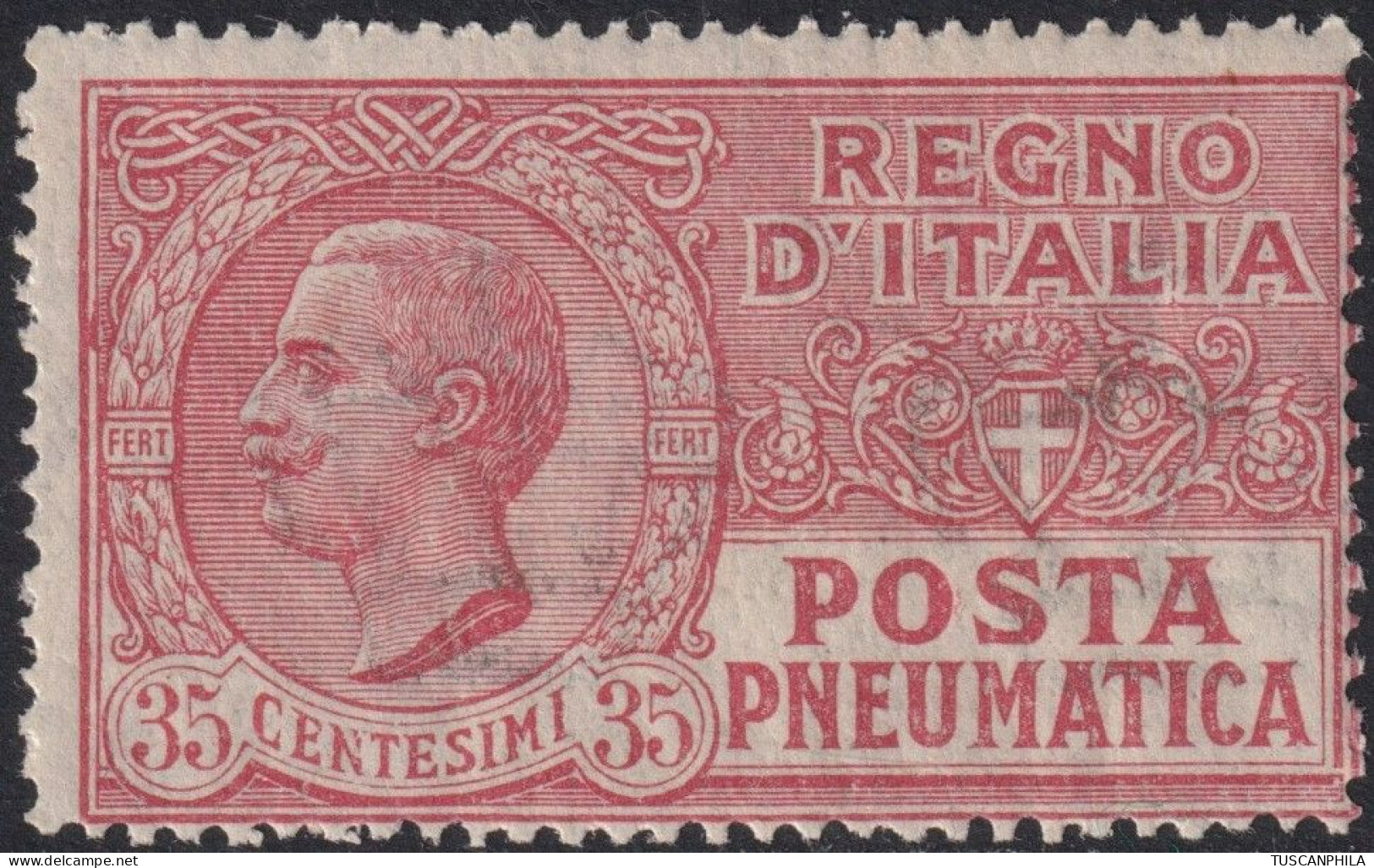 35 C. Scarlatto Sass N.13 MNH** - Pneumatic Mail