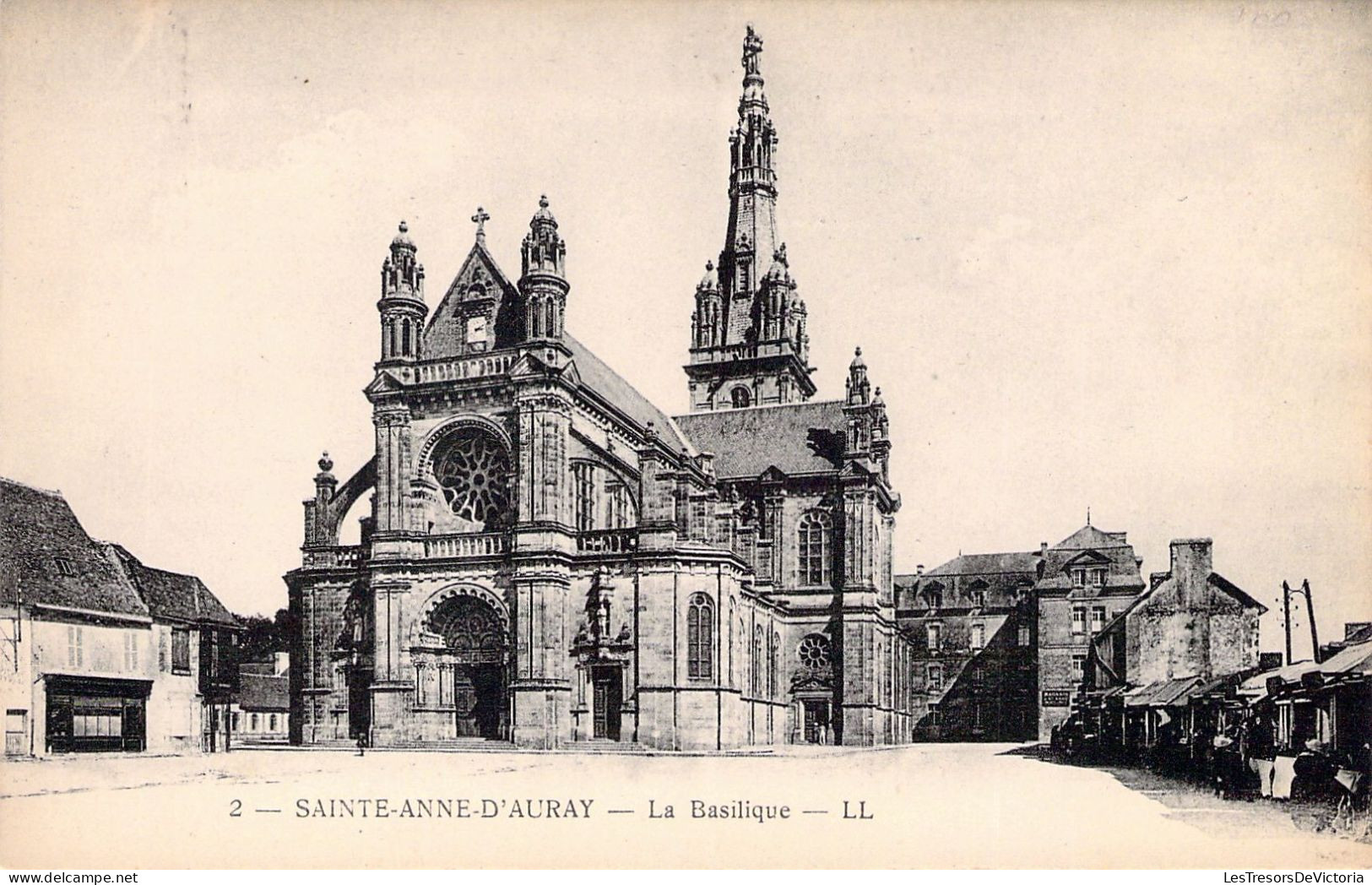 FRANCE - 56 - SAINTE ANNE D'AURAY - La Basilique - LL - Carte Postale Ancienne - Sainte Anne D'Auray