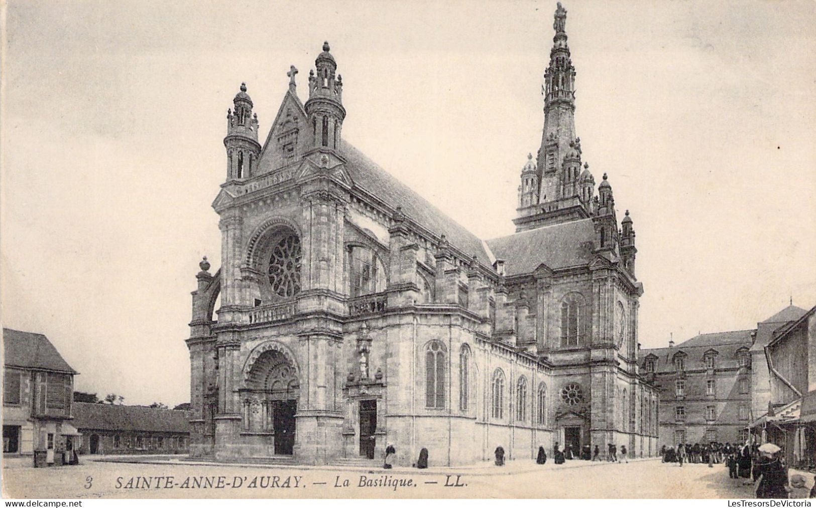 FRANCE - 56 - SAINTE ANNE D'AURAY - La Basilique - LL - Carte Postale Ancienne - Sainte Anne D'Auray