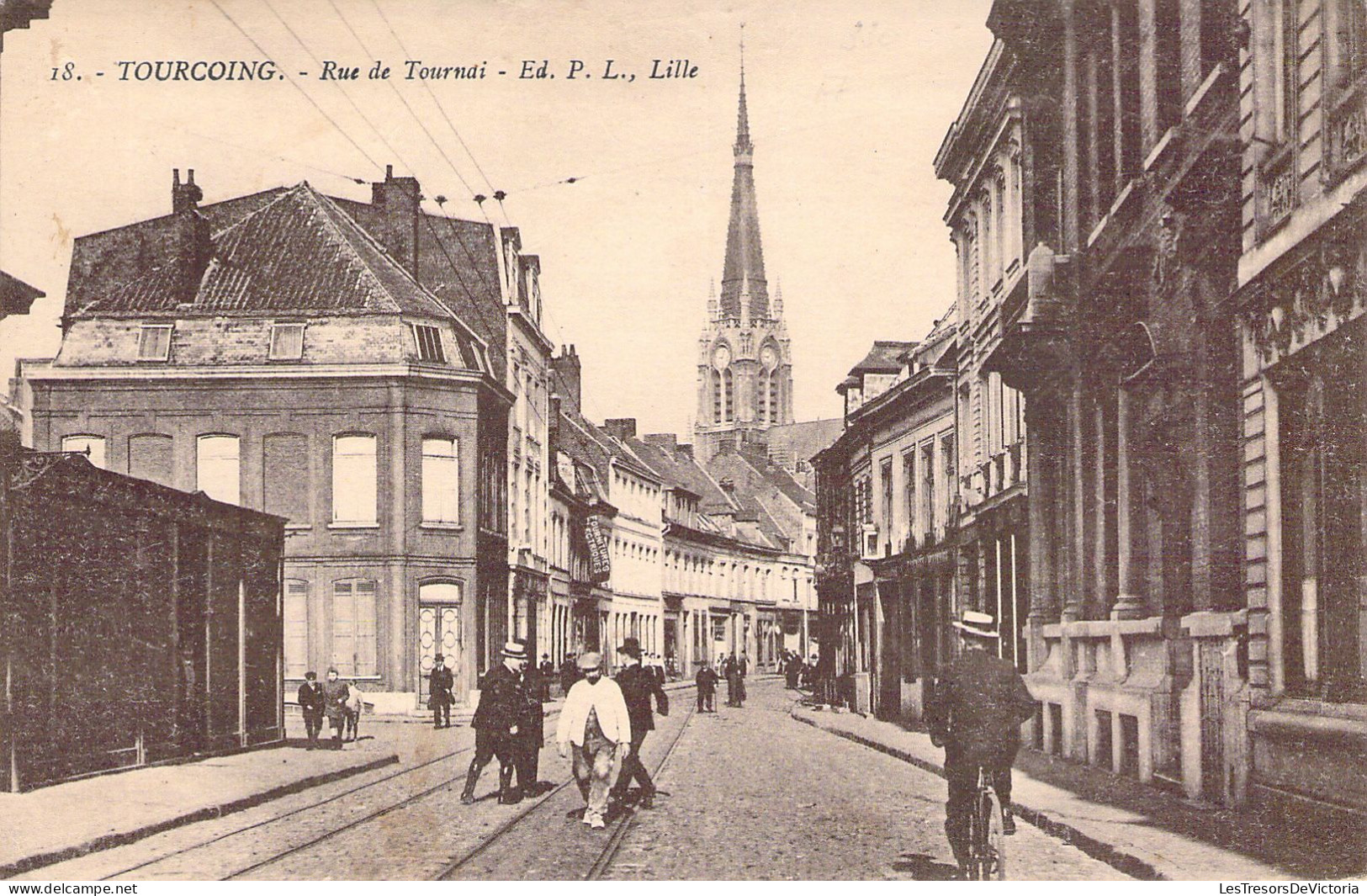 FRANCE - 59 - TOURCOING - Rue De Tournai  - Carte Postale Ancienne - Tourcoing