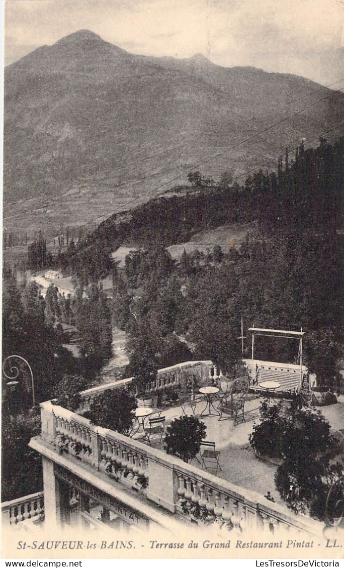 FRANCE - 70 - SAINT SAUVEUR - Terrasse Du Grand Restaurant Pintat - LL - Carte Postale Ancienne - Luz Saint Sauveur