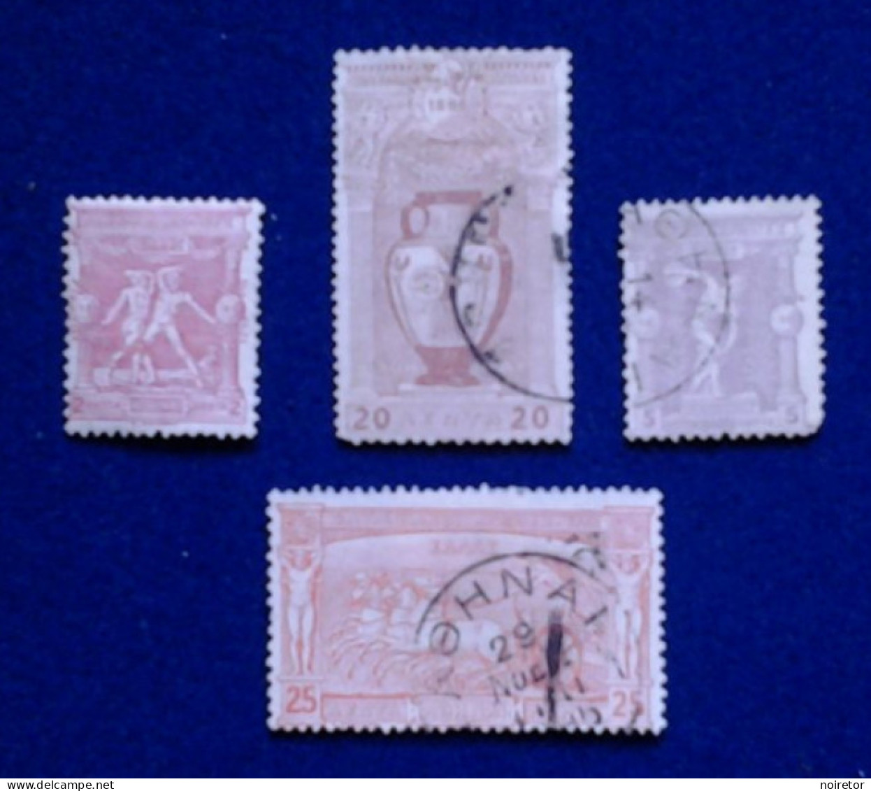 GRECE POSTE Premiers Jeux Olympiques Après 1896 - Used Stamps