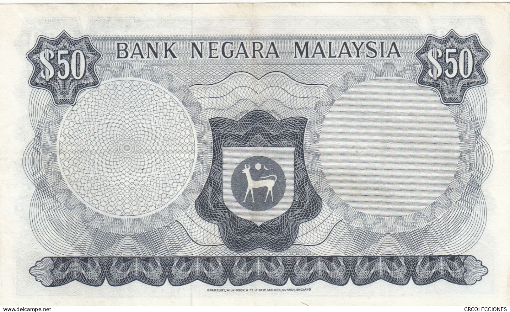 CRBX188 BILLETE MALASIA 50 RINGGIT MBC - Malaysie