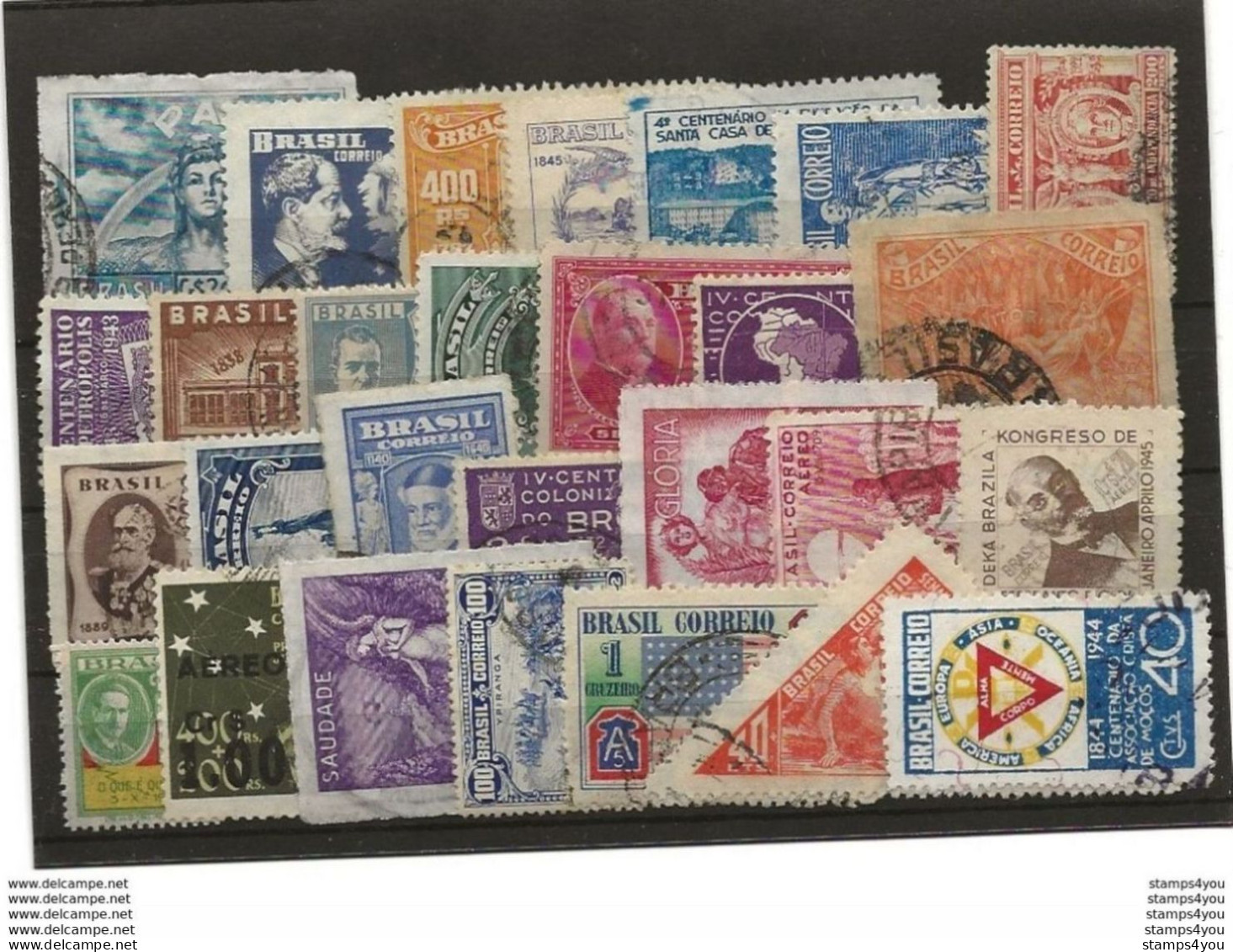 91 - 31 - Lot Timbres Oblitérés Du Brésil - Colecciones & Series