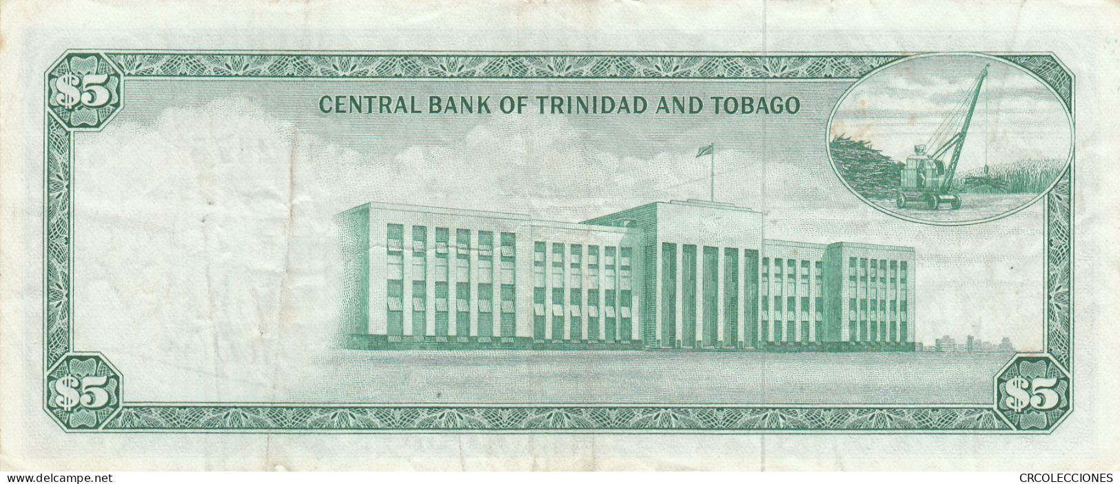 CRBX194 BILLETE TRINIDAD Y TOBAGO 5 DOLARES 1964 MBC - Trinidad Y Tobago