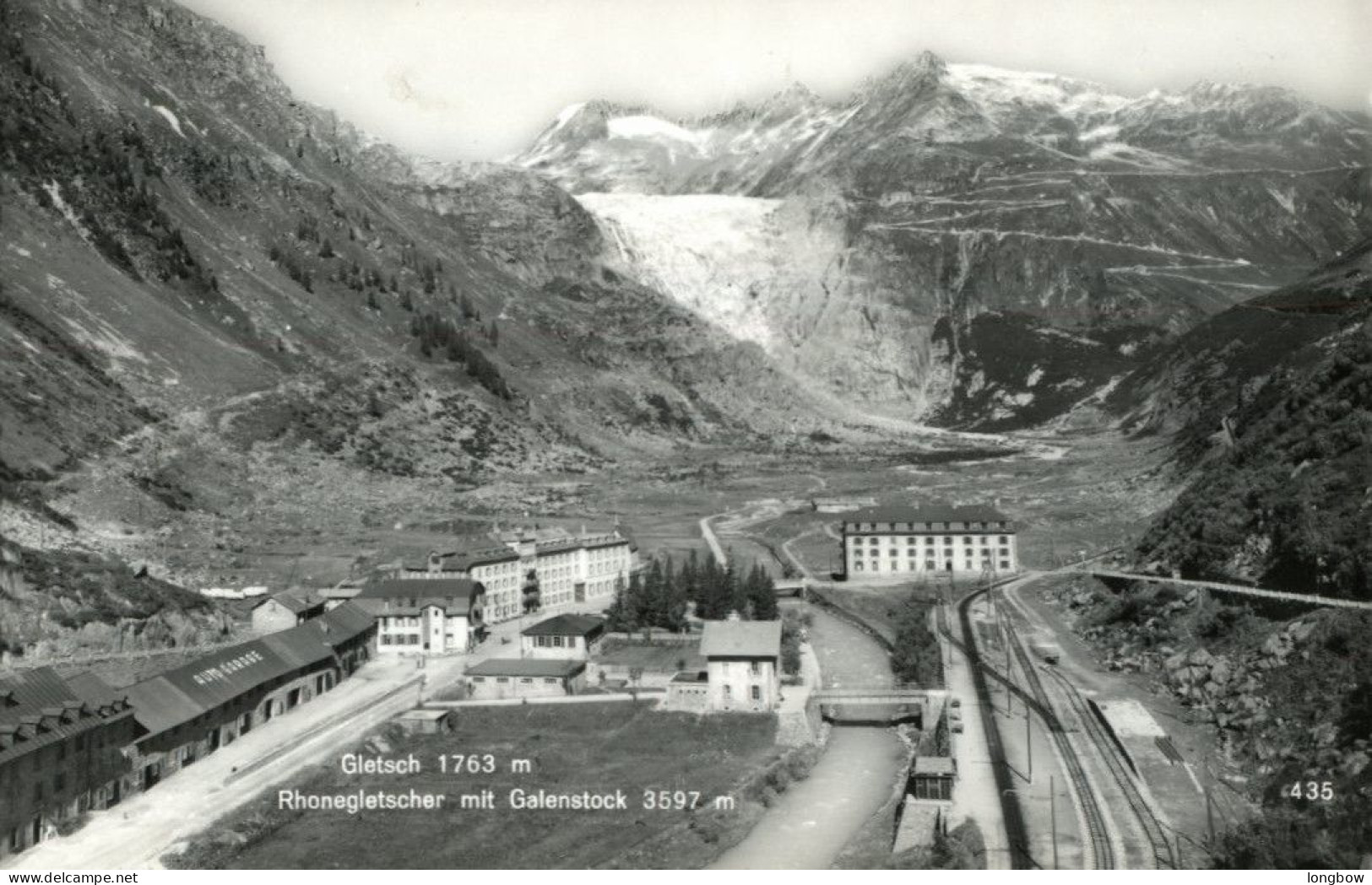 Gletsch Rhonegletscher Mit Galenstock - Lens