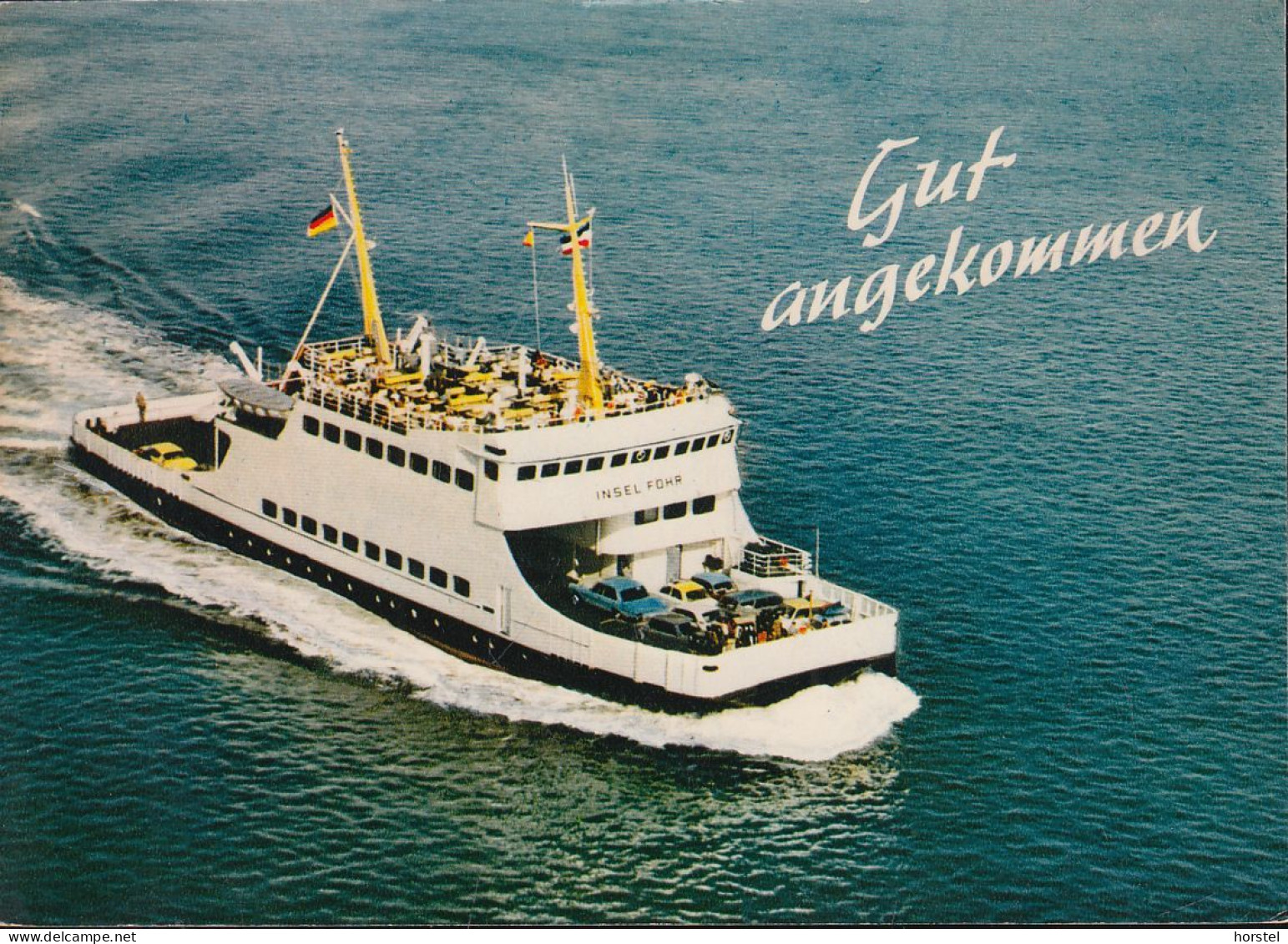 D-25946 Wittdün - Amrum - Fähre  M.S. "Insel Föhr" Ferry - Cars - Nice Stamp "Berlin" - Föhr