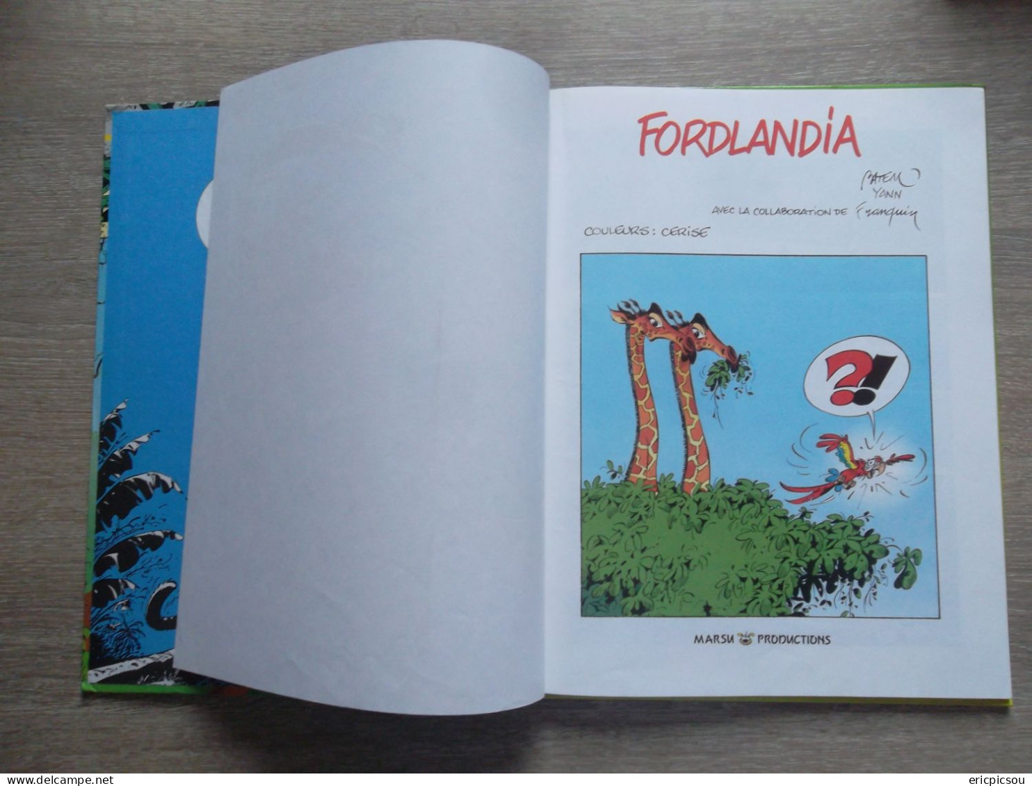 Marsupilami N 6 " Fordlandia " E.O. 1991 - Marsupilami