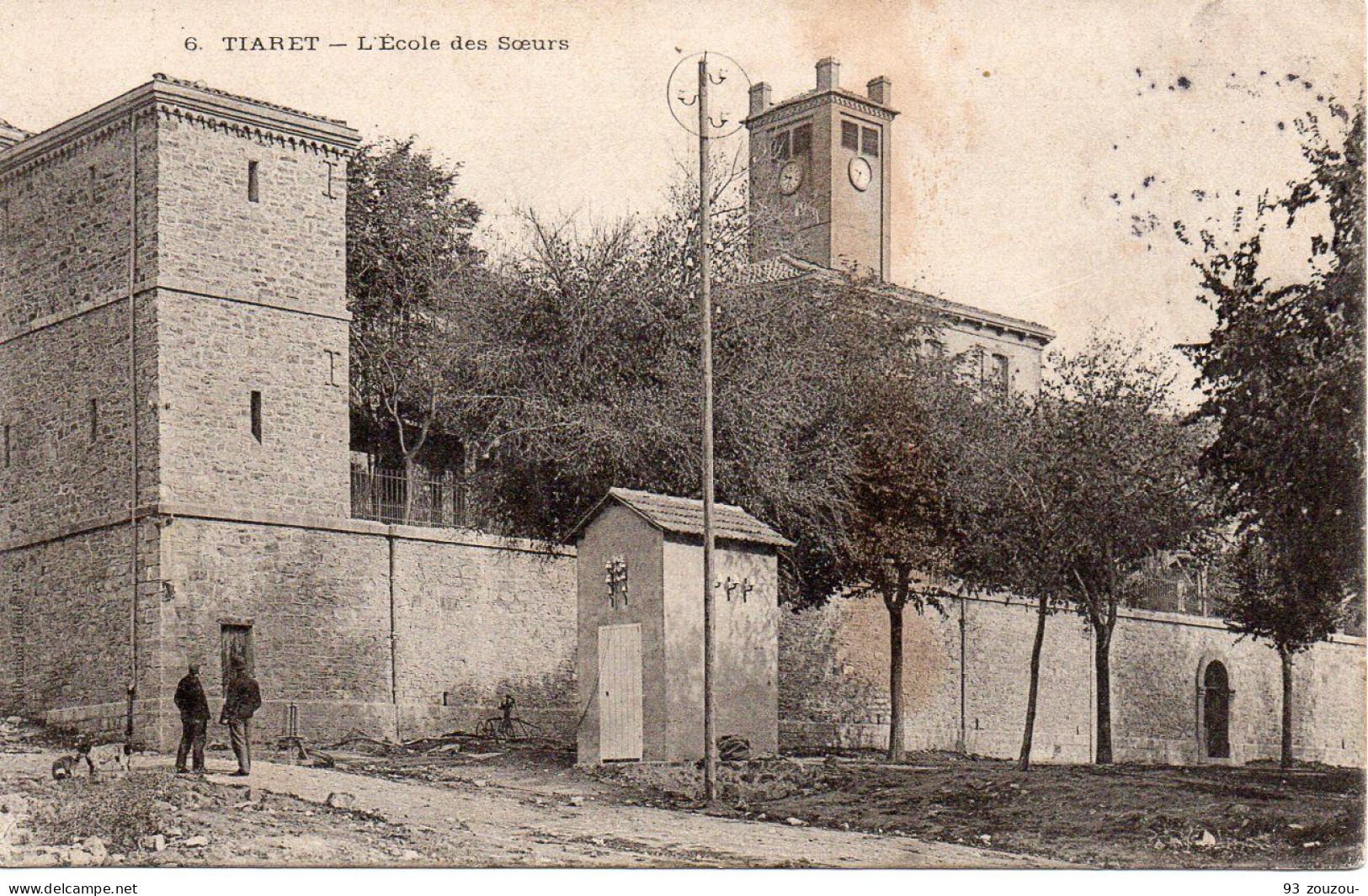 ALGERIE. TIARET. L'école Des Sœurs. 1908. - Tiaret