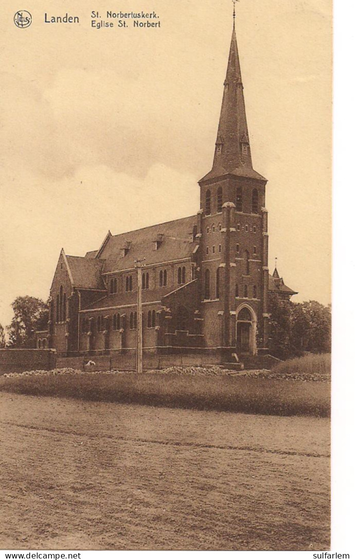 Carte Postale. LANDEN. Eglise St. Norbert. - Landen