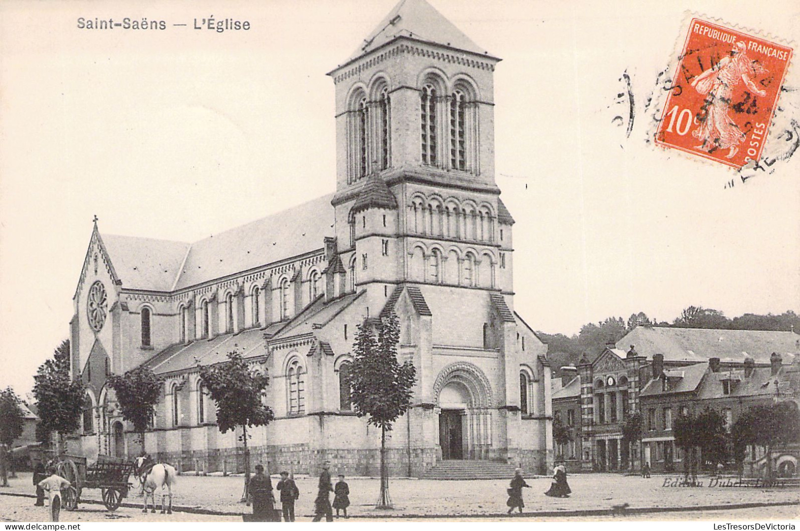 FRANCE - 76 - Saint Saëns - L'église - Carte Postale Ancienne - Saint Saens