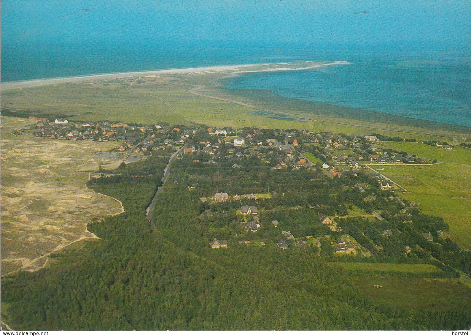 D-25946 Wittdün - Nordseeinsel Amrum - Ort Norddorf - Im Hintergrund Die Odde - Luftaufnahme - Aerial View - Föhr