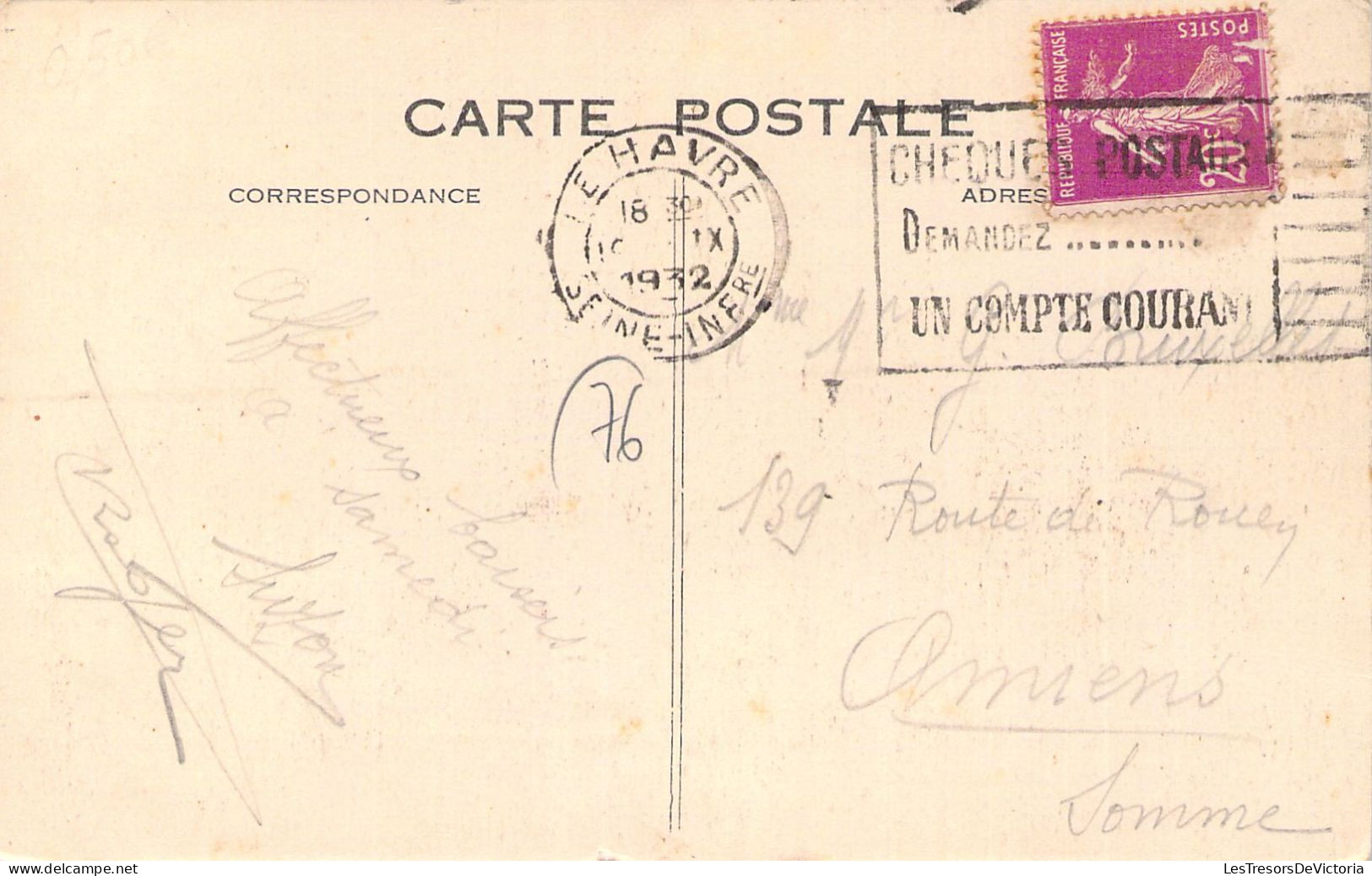 FRANCE - 76 - SAINTE ADRESSE - Boulevard Félix Faure - Carte Postale Ancienne - Sainte Adresse