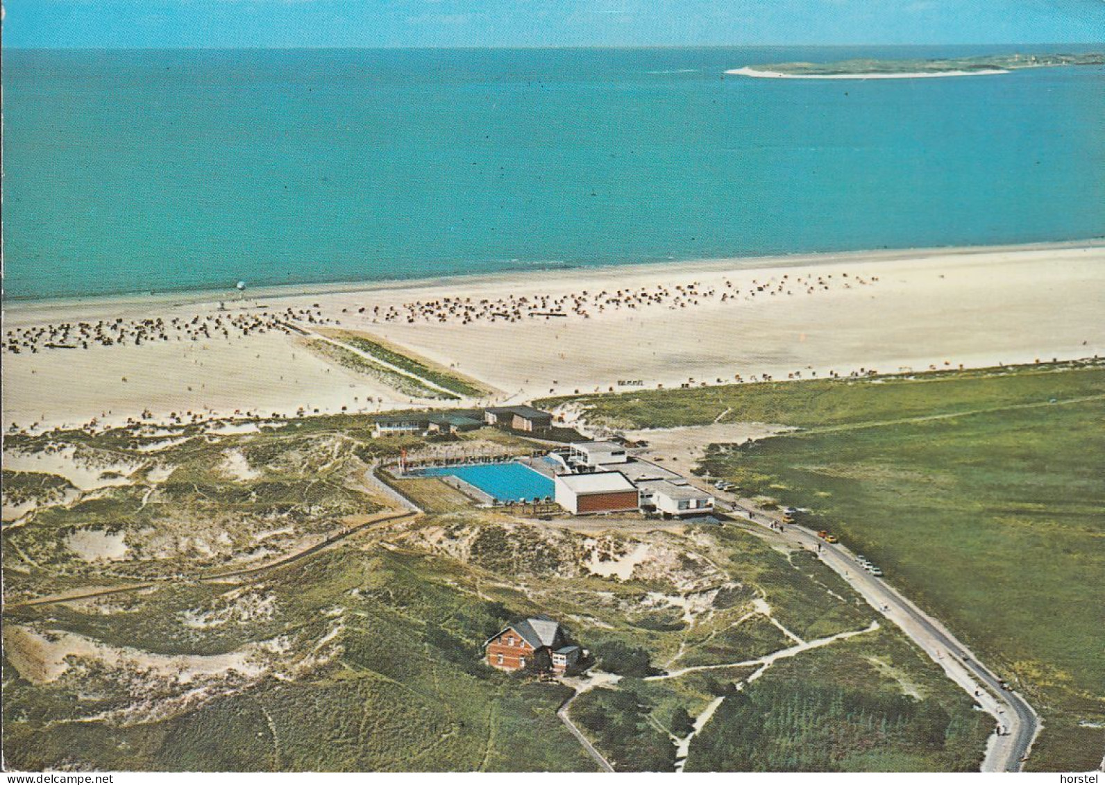 D-25946 Norddorf - Insel Amrum - Norddorfer Badestrand Mit Schwimmbad - Luftbild - Air View - Nice Stamp - Föhr