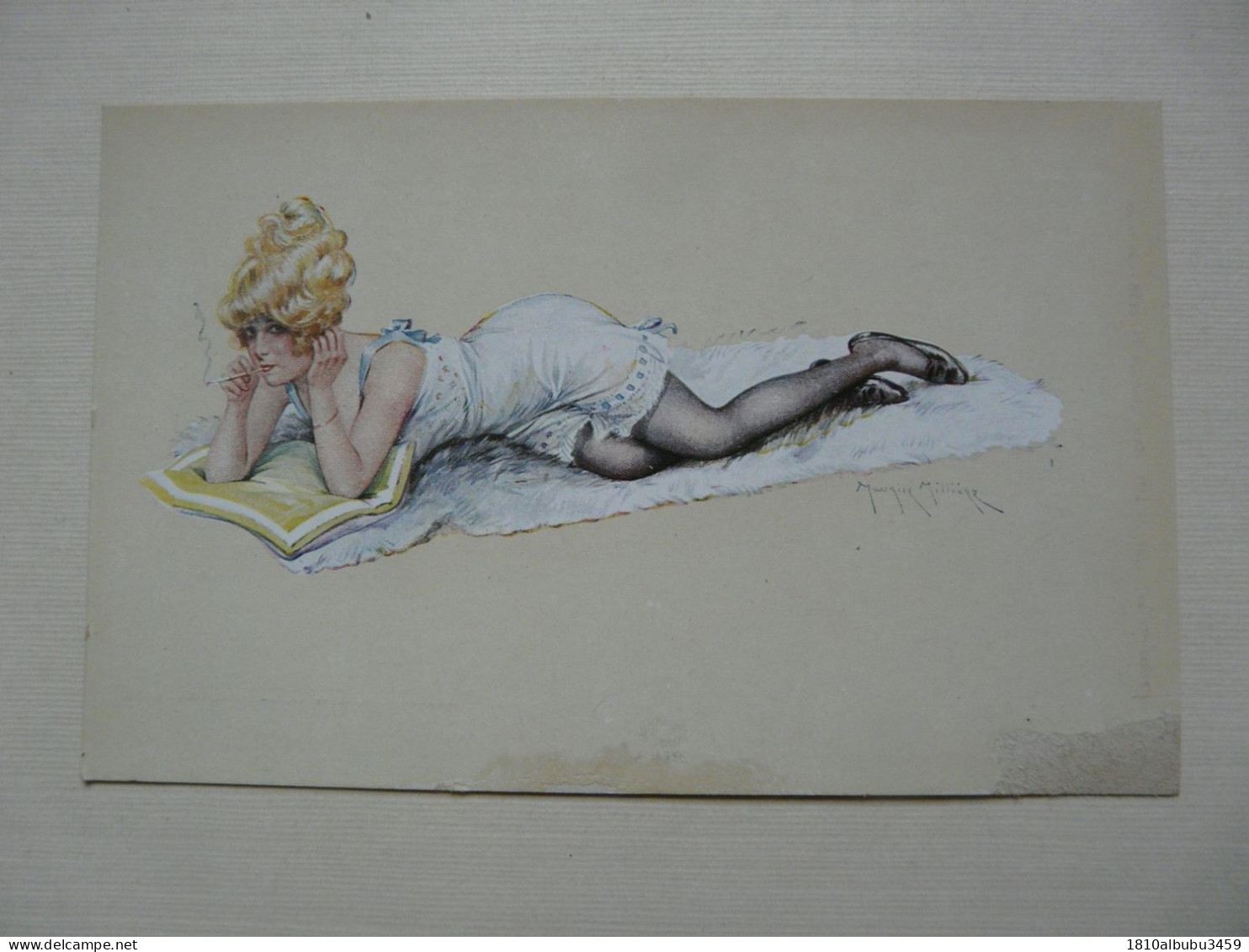 RARE - CPA ILLUSTRATEUR ART NOUVEAU Et EROTISME : M. MILLIERE - Milliere