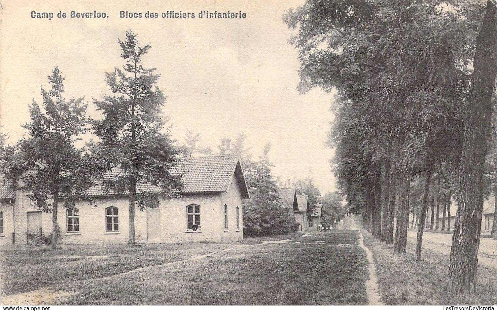 BELGIQUE - Camp De Beverloo - Blocs Des Officiers D'infanterie - Carte Postale Ancienne - Other & Unclassified