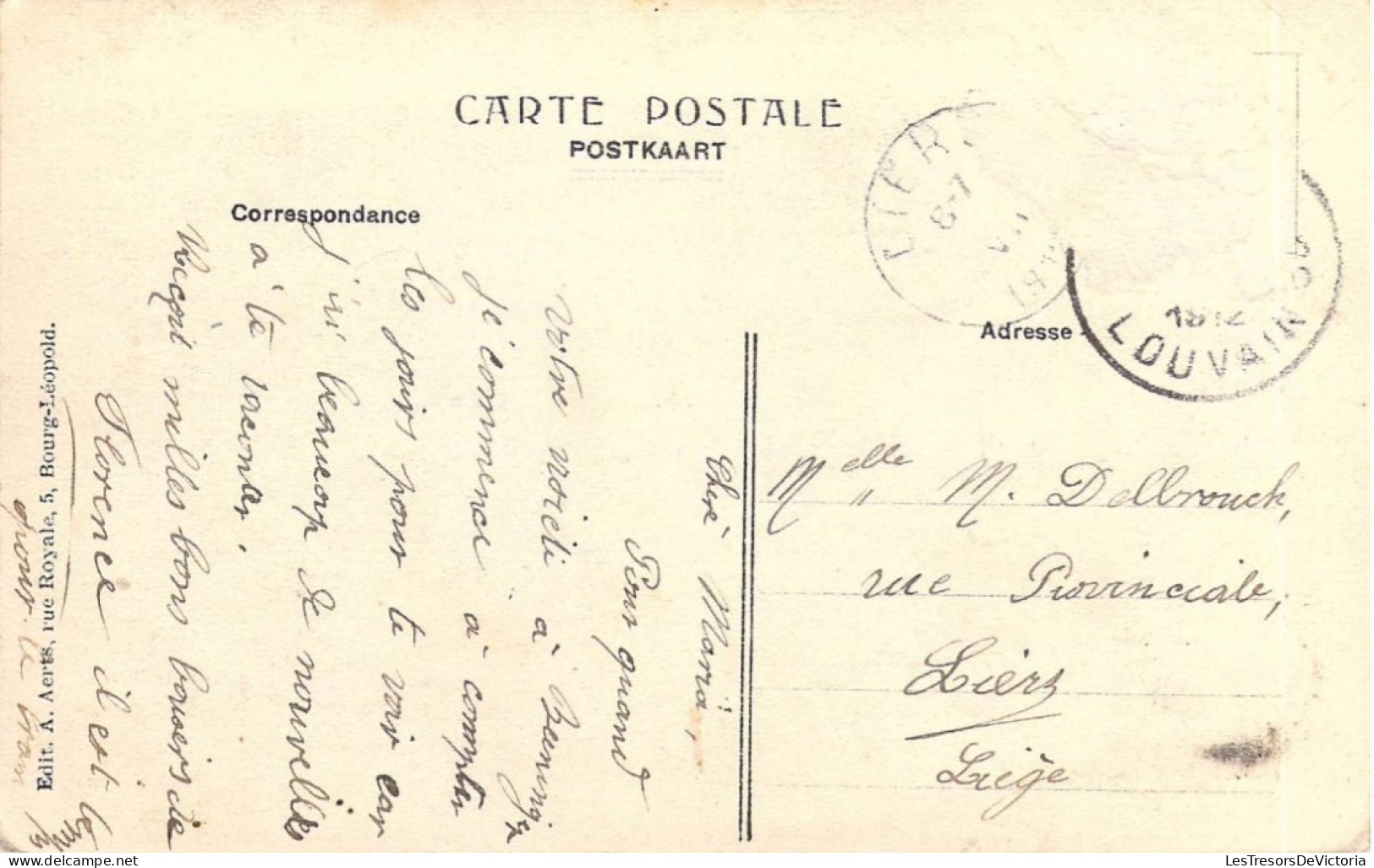 BELGIQUE - Camp De Beverloo - Blocs Des Officiers D'infanterie - Carte Postale Ancienne - Otros & Sin Clasificación