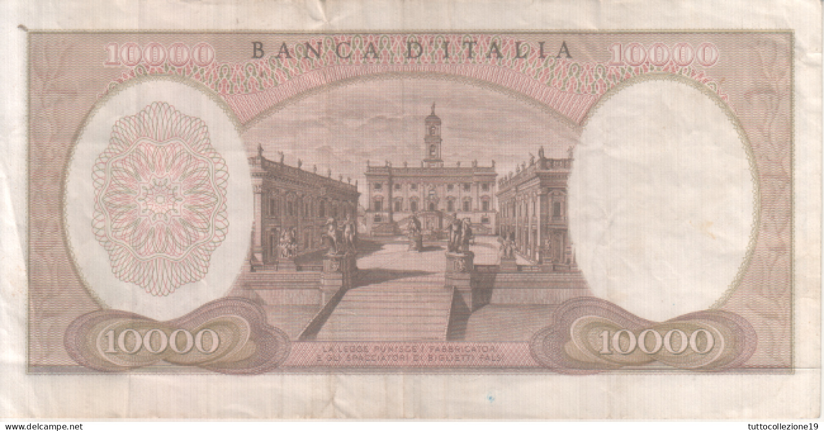 BANCONOTA DA L. 10.000 DI MICHELANGELO BUONARROTI - 10.000 Lire