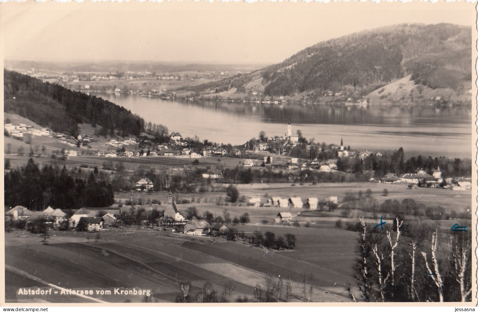 AK - OÖ - Attersee - Abtsdorf - 1936 - Attersee-Orte