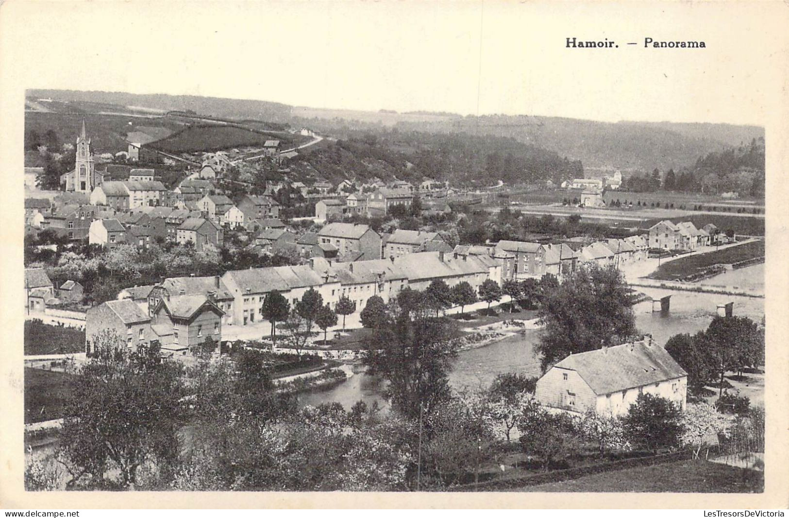 BELGIQUE - Hamoir - Panorama - Carte Postale Ancienne - Hamoir