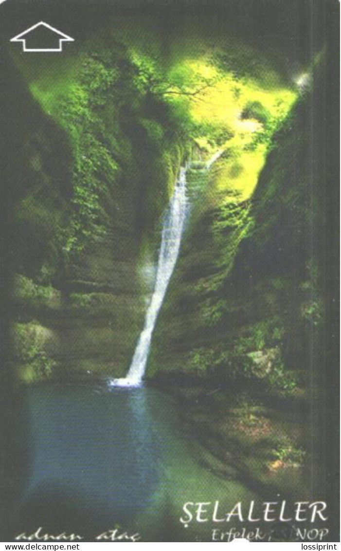 Turkey:Used Phonecard, Türk Telekom, 30 Units, Waterfall, 2003 - Türkei