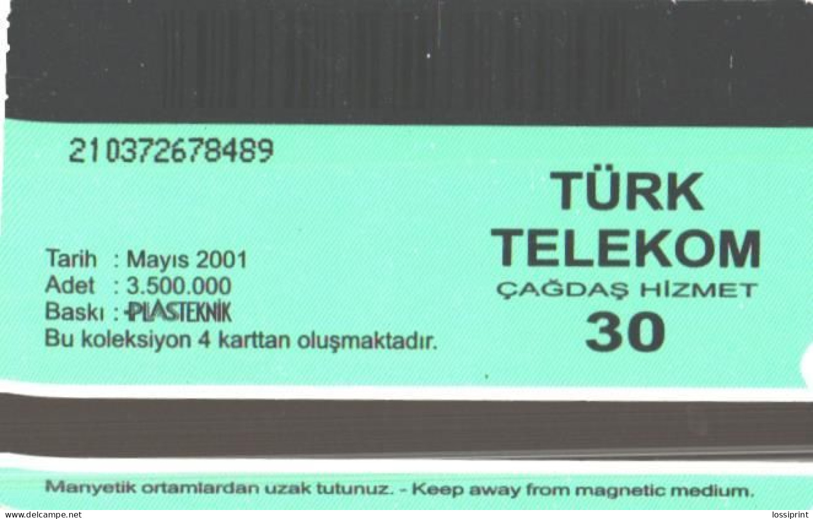 Turkey:Used Phonecard, Türk Telekom, 30 Units, Waterfalls, Bridge, Lighter, 2001 - Türkei