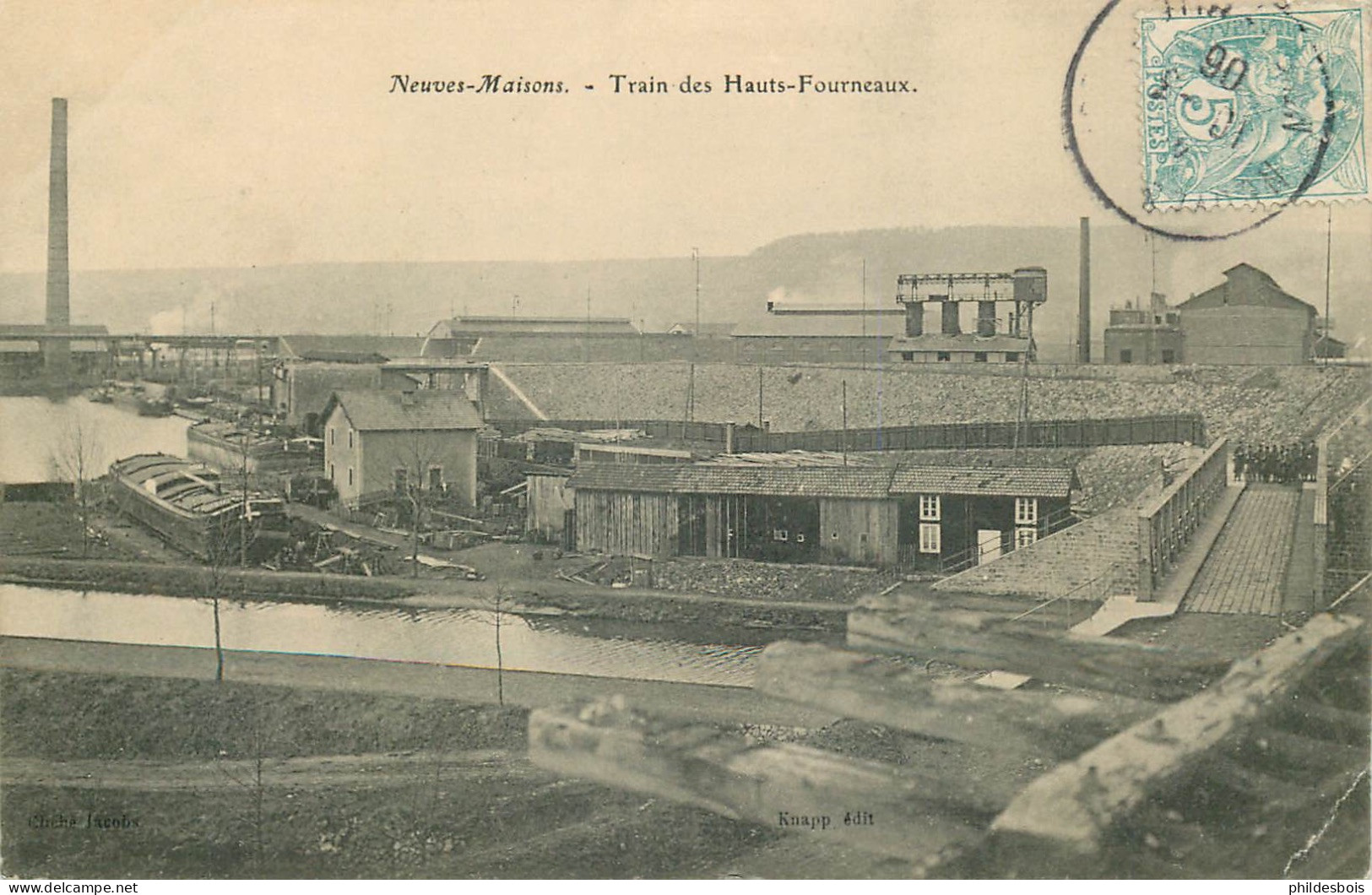 MEURTHE ET MOSELLE  NEUVES MAISONS  Train Des Hauts Fourneaux - Neuves Maisons