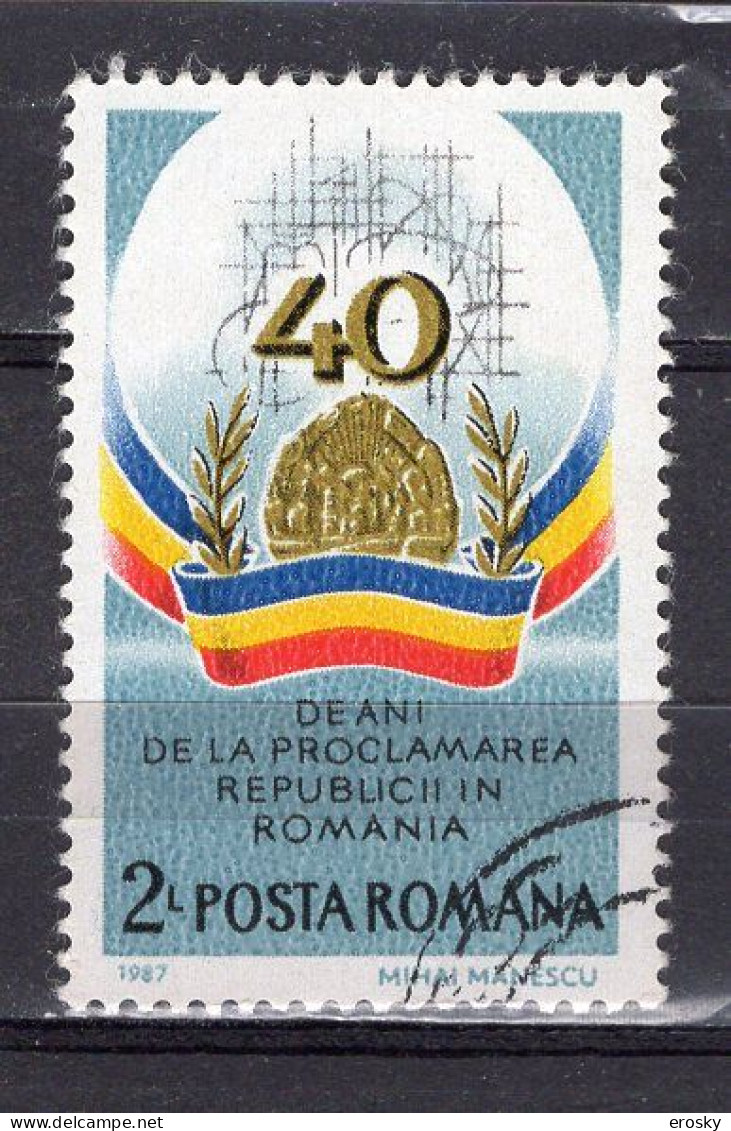 S1557 - ROMANIA ROUMANIE Yv N°3790 - Usado