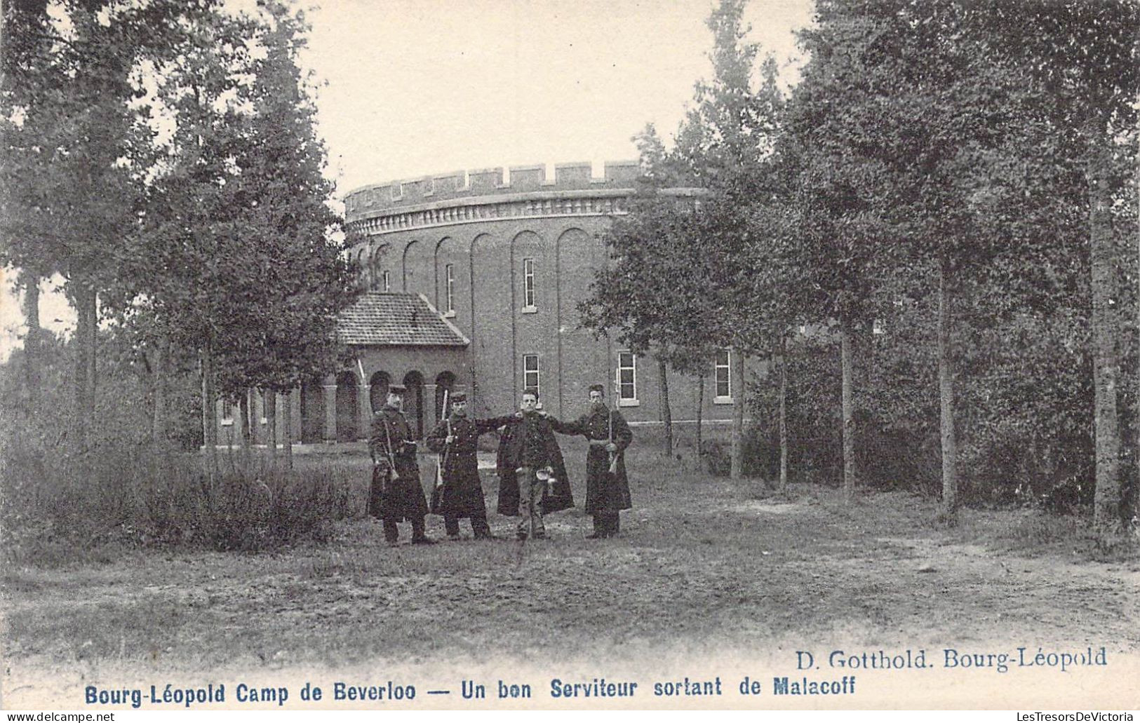 BELGIQUE - Bourg-Léopold - Camp De Beverloo - Un Bon Serviteur Sortant De Malacoff - Carte Postale Ancienne - Andere & Zonder Classificatie