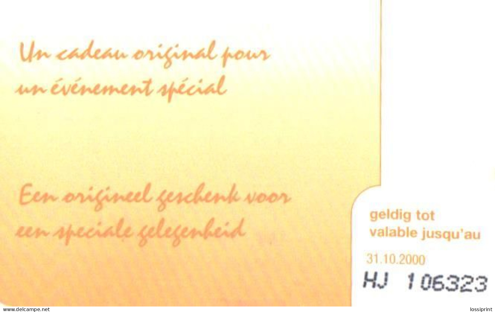 Belgium:Used Phonecard, Belgacom, 200 BEF, Disney, Mickey And Minnie Mouse, 2000 - Met Chip