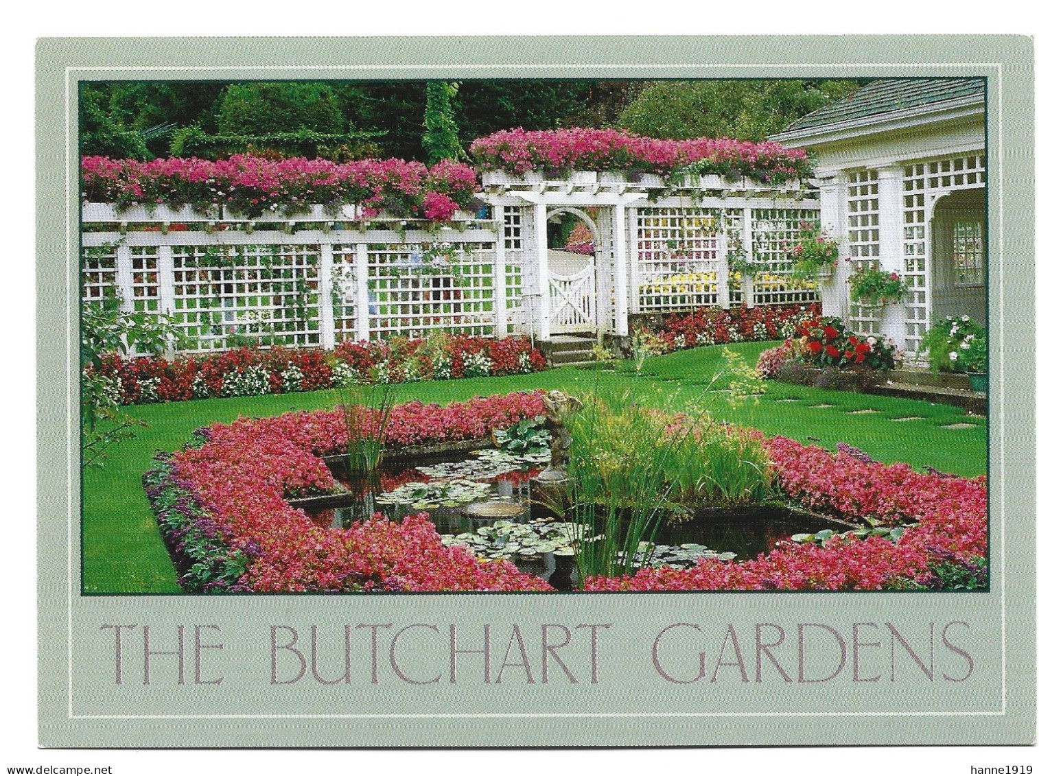 Victoria Photo Carte The Butchart Gardens Canada Flowers Bloemen Fleurs Htje - Victoria