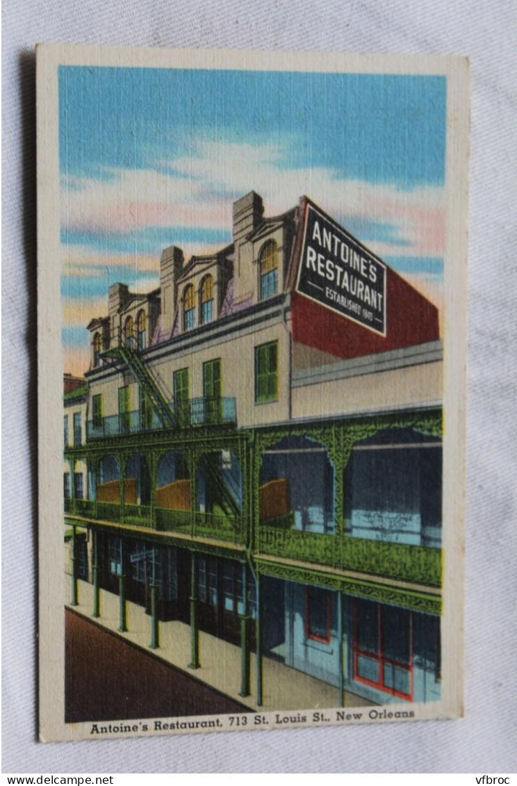 Cpsm 1952, New Orleans, Antoine's Restaurant, USA, Etats Unis - New Orleans