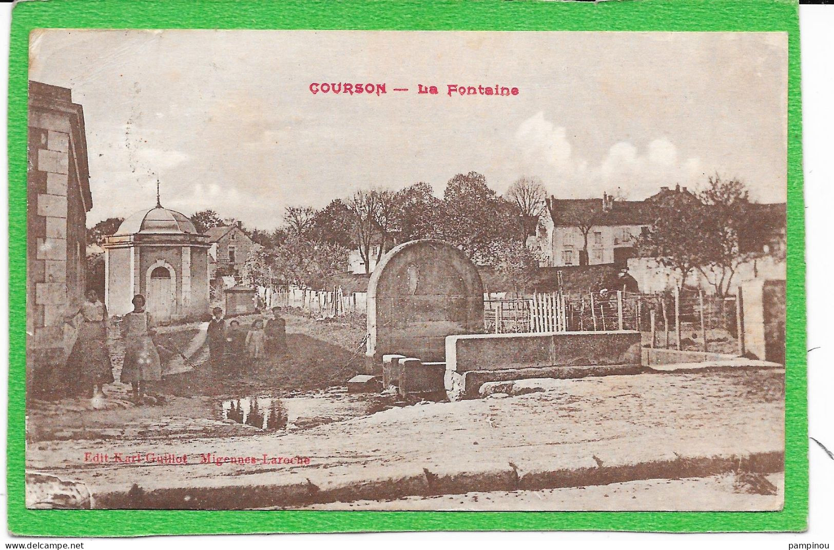 89 COURSON - La Fontaine - Animée - Courson-les-Carrières