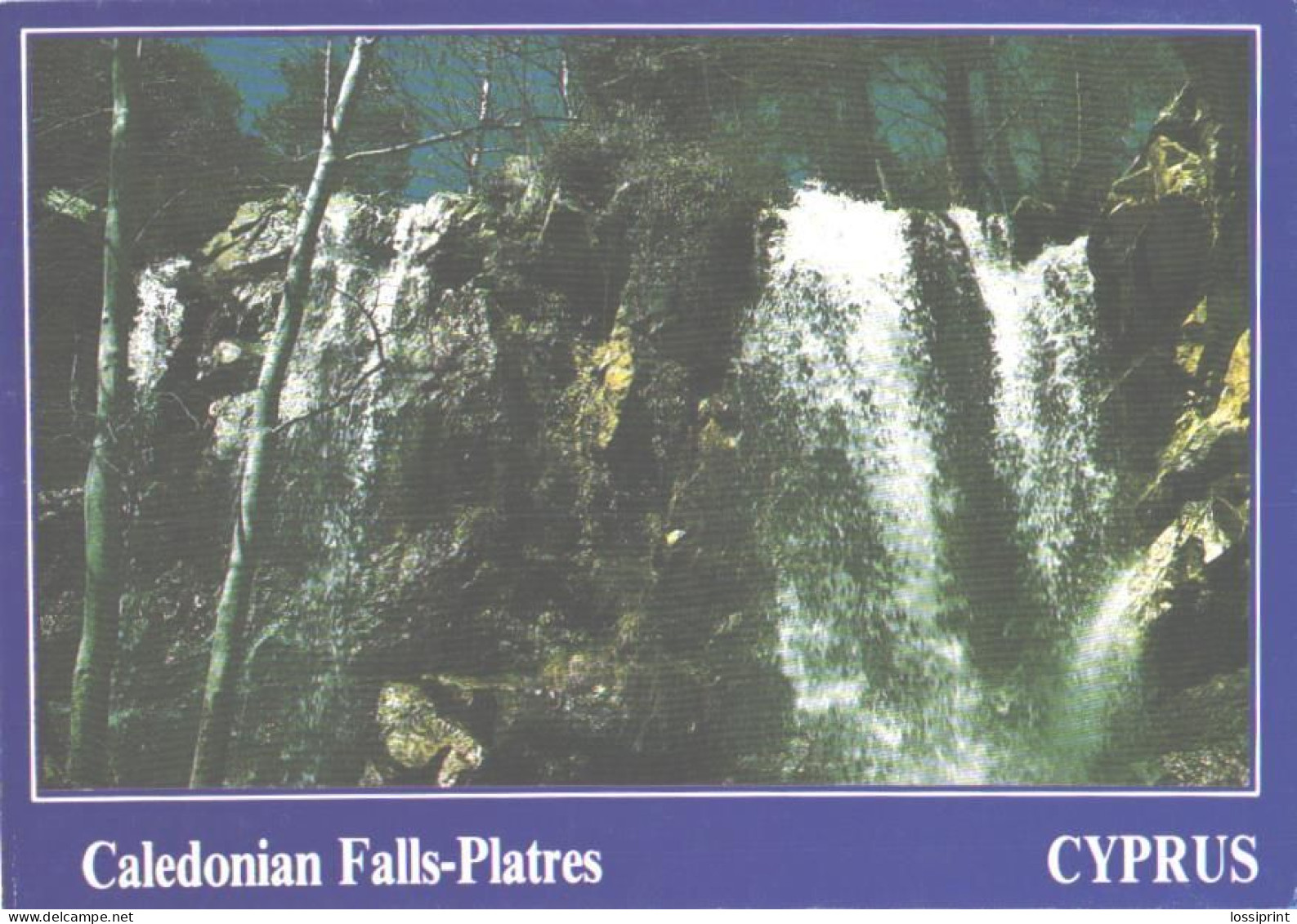 Cyprus:Caledonian Falls-Platres, Waterfall - Chypre